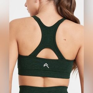Oner Active Dark Green Sports Bra